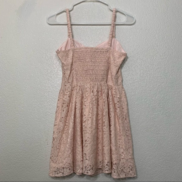 Aritzia Talula Pale Pink Lace Dress size 4 - Picture 3 of 9